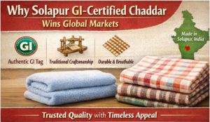 Why Solapur GI-Certified Chaddar Still Wins Global Markets